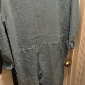XL Chambray jumpsuit with pockets